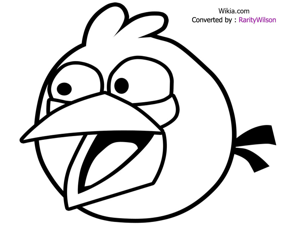 Black And White Bird Cartoon - ClipArt Best