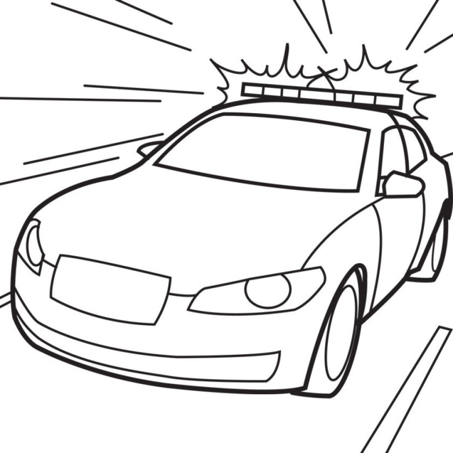 29 Police Car Coloring Pages Transportation printable coloring ...