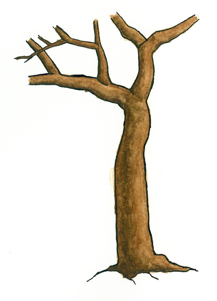 clipart half tree - photo #31