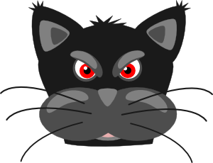 Peterm Angry Black Panther clip art - vector clip art online ...