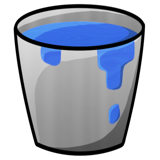 Bucket Water Icon | Minecraft Iconset | ChrisL21