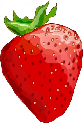 Strawberry clip art Vector clip art - Free vector for free download