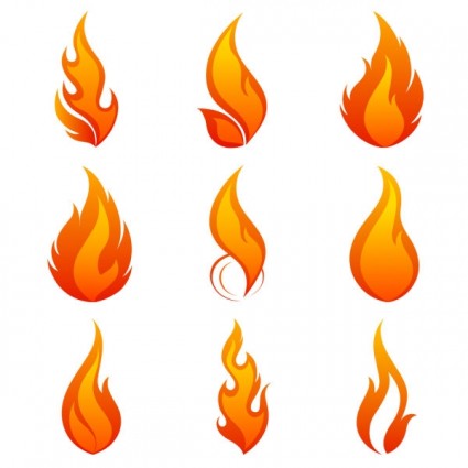 Flame icon 01 vector Free vector in Encapsulated PostScript eps ...