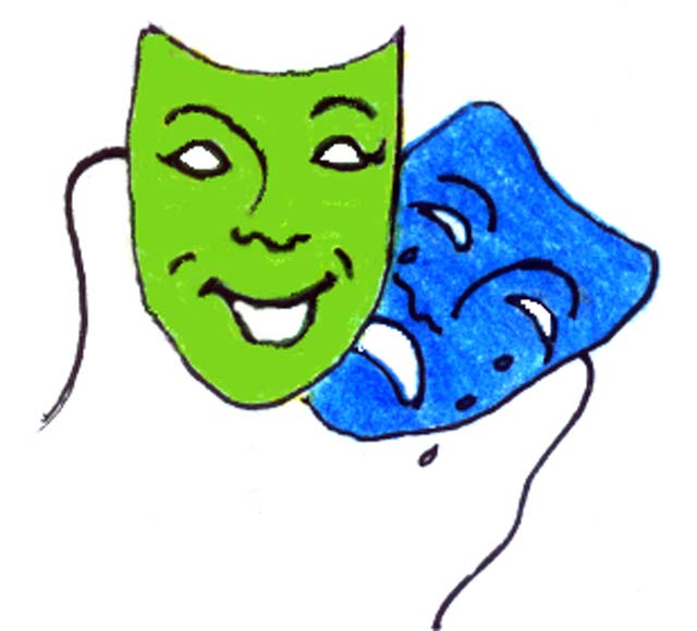 drama masks clipart | Hostted