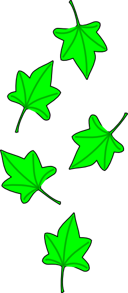 Green Grape Tree Leaves clip art - vector clip art online, royalty ...