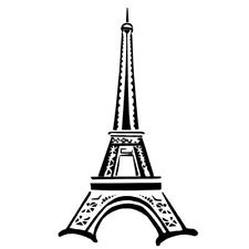 Eiffel Tower Line Drawing.PNG - ClipArt Best