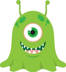 Alien Clipart Image - Cute Monster