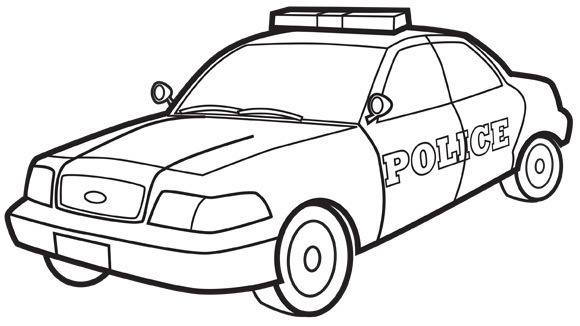 Police car coloring pages for kids | HelloColoring.com | Coloring ...