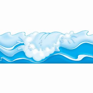 Ocean Waves Border Punch-Outs 12Ft Total By Teachers ...