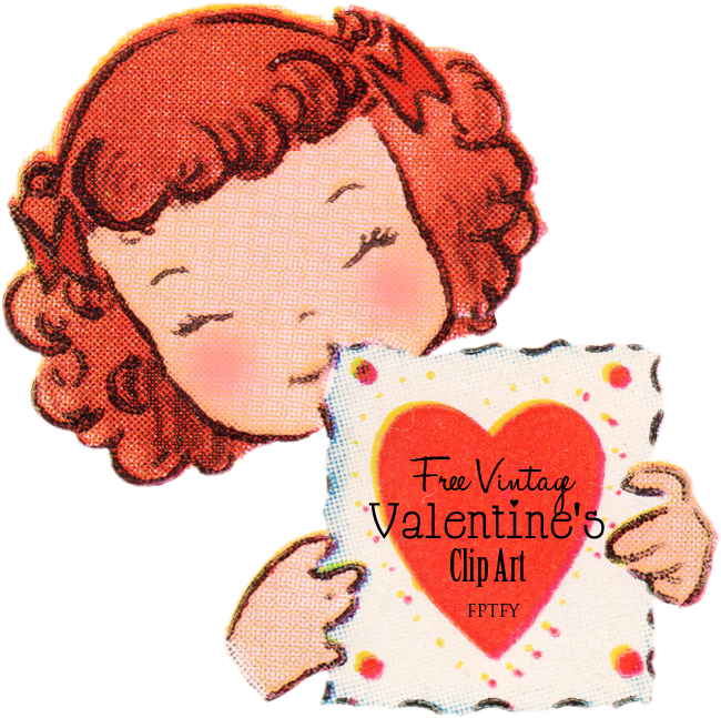 Free Vintage Valentines Day Clip Art | Free Pretty Things For You