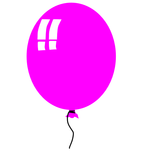 Free Birthday Balloons Clip Art