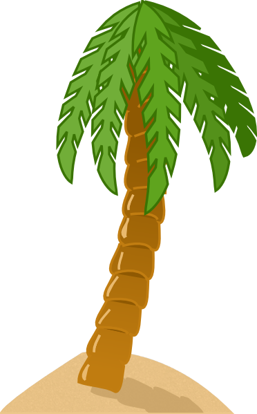 Palmtree clip art Free Vector