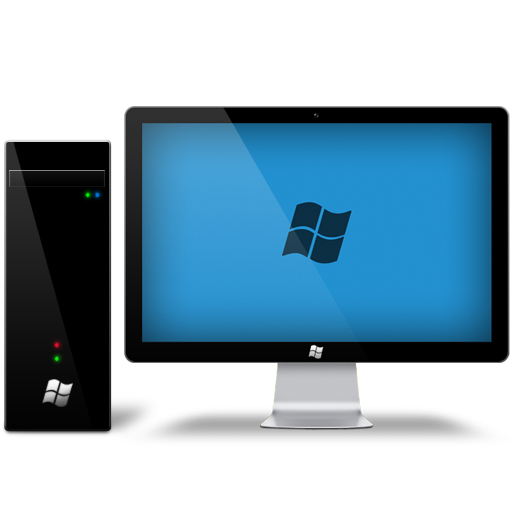 Computer, Desktop computer, Windows icon