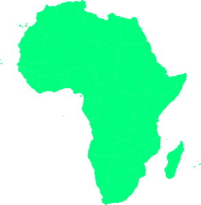 Clipart of africa map