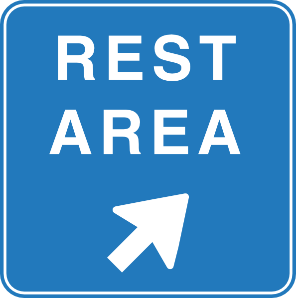 Rest Area Sign Clip Art - vector clip art online ...