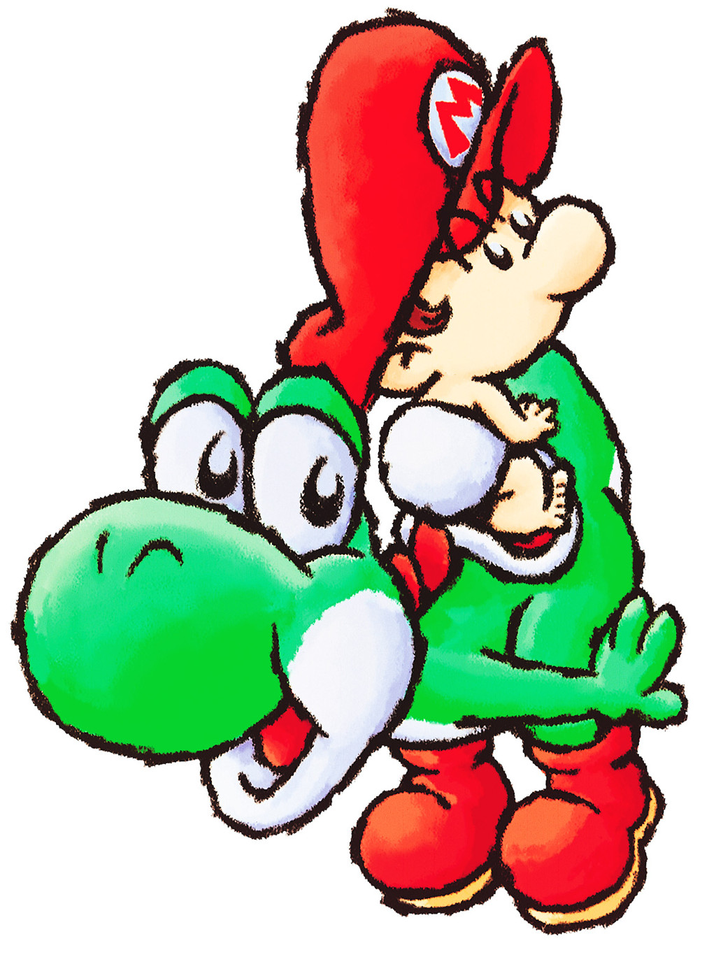 Mario And Yoshi - ClipArt Best