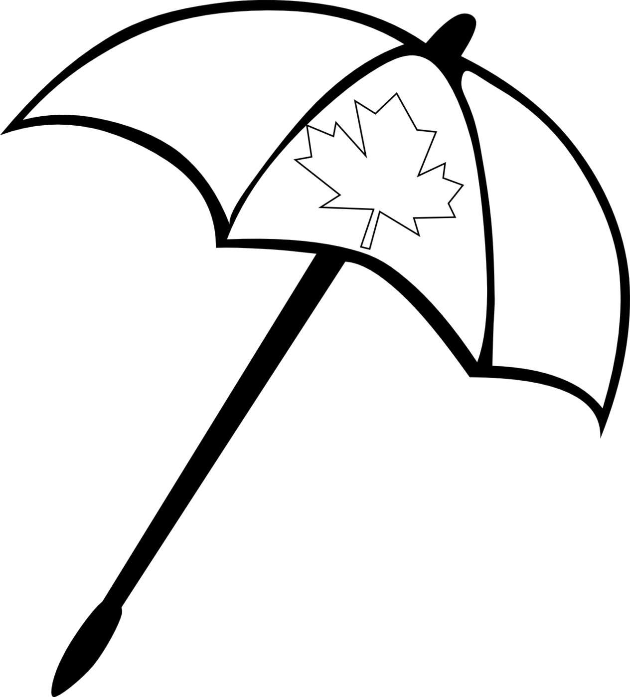 Umbrella Black And White Clipart ClipArt Best