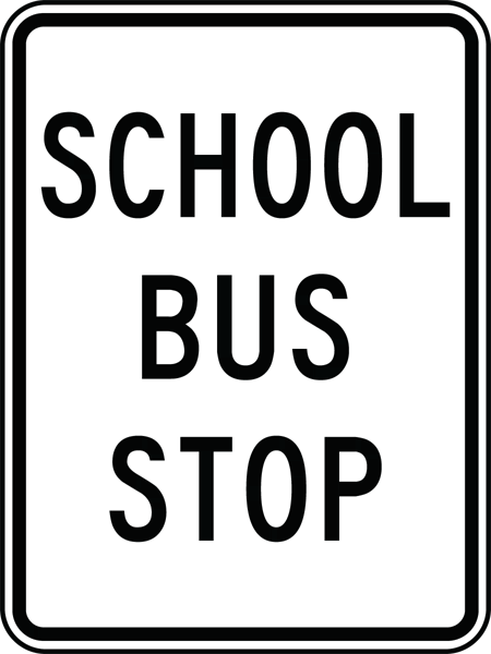 Durable Bus Parking Signs | School Bus Parking Signs
