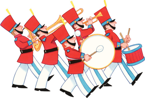 Marching Band Clip Art, Vector Images & Illustrations