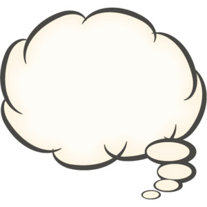 Thought bubble image clipart