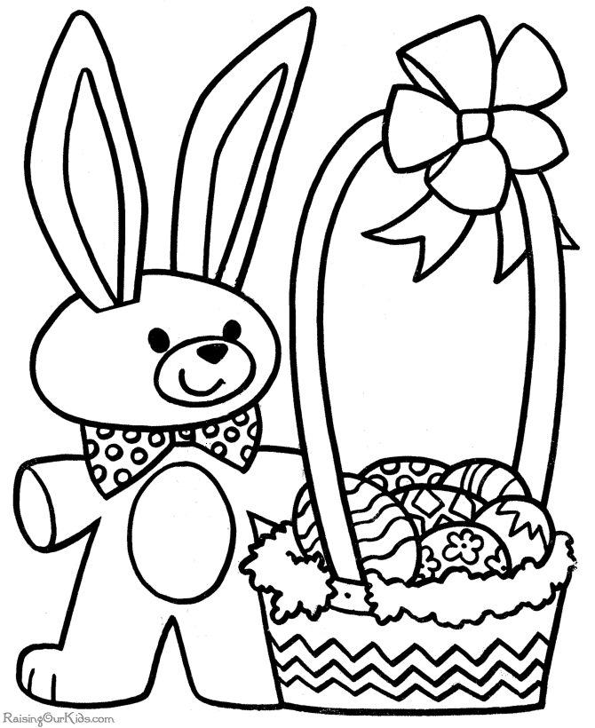 Easter Printable Coloring Pages - fablesfromthefriends.com