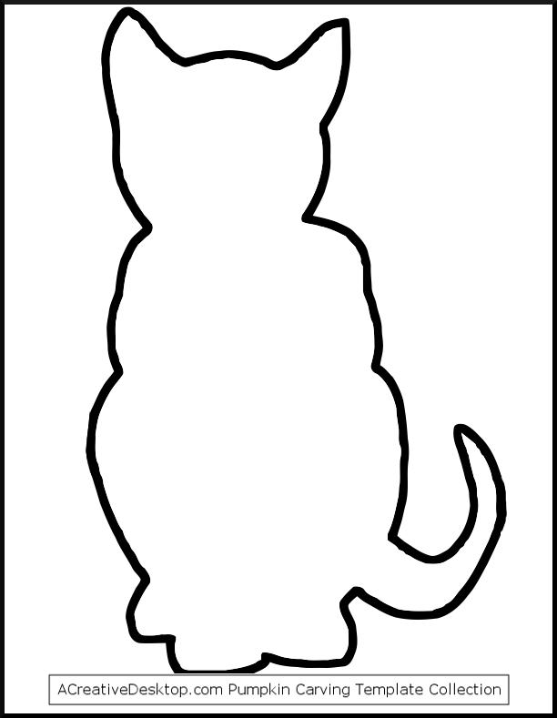 Cat Template Printable ClipArt Best