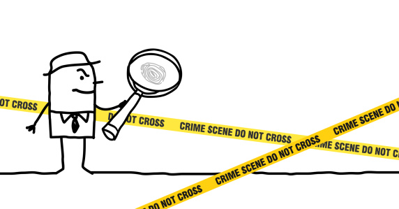 Crime Scene Clip Art, Vector Images & Illustrations