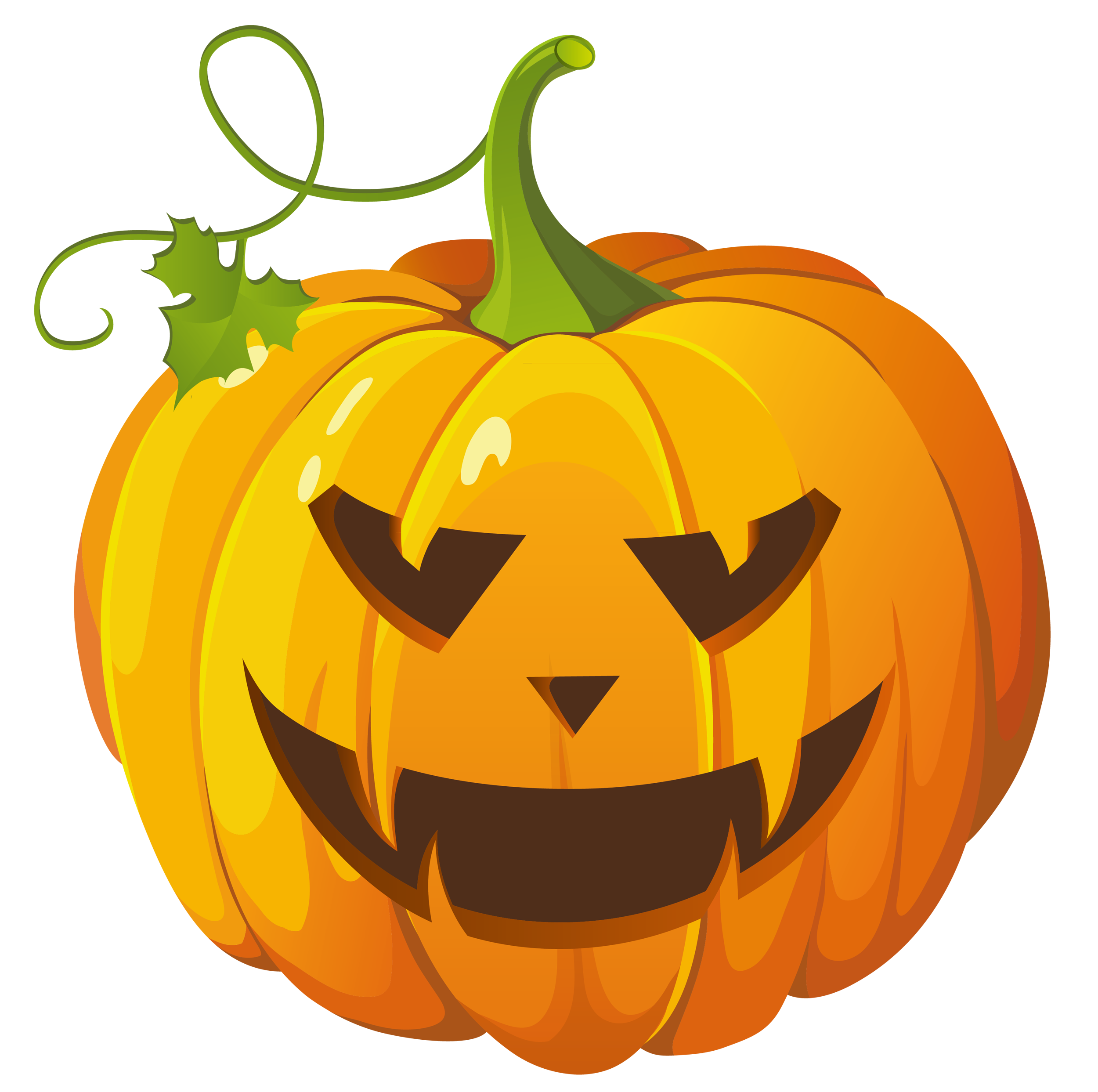 Scary pumpkin clip art