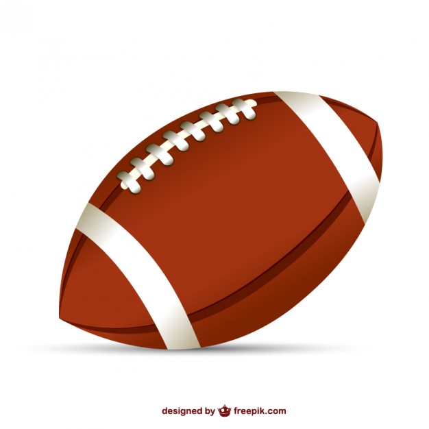 American football ball illustration Vector | Free Download