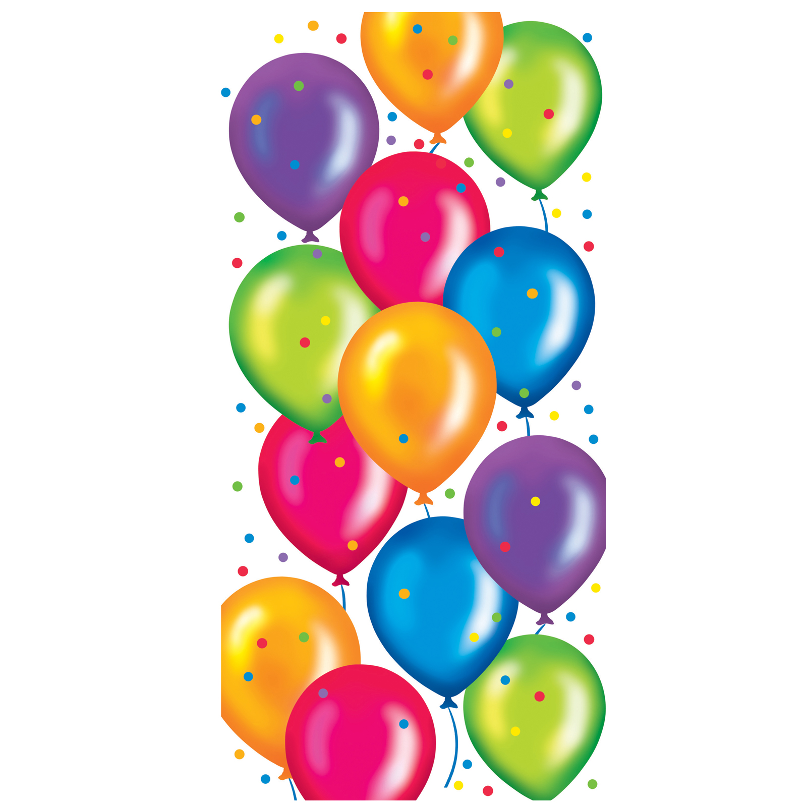 Birthday Cake And Balloons Clipart