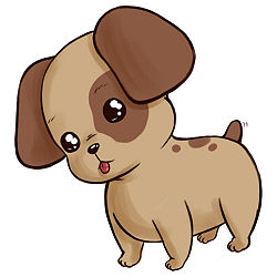 Cartoon puppies clipart