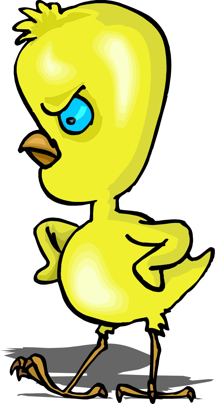 yellow chicken clip art - photo #22