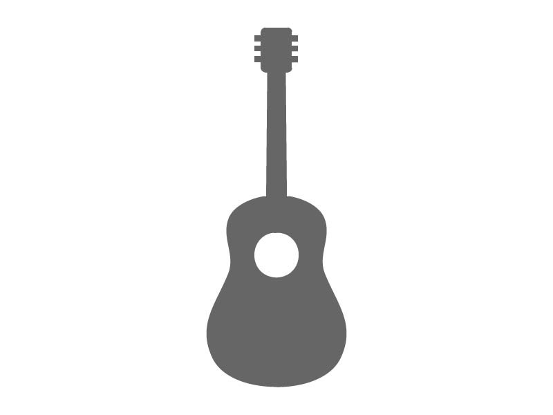 Acoustic Guitar Stencil | Craftcuts.com