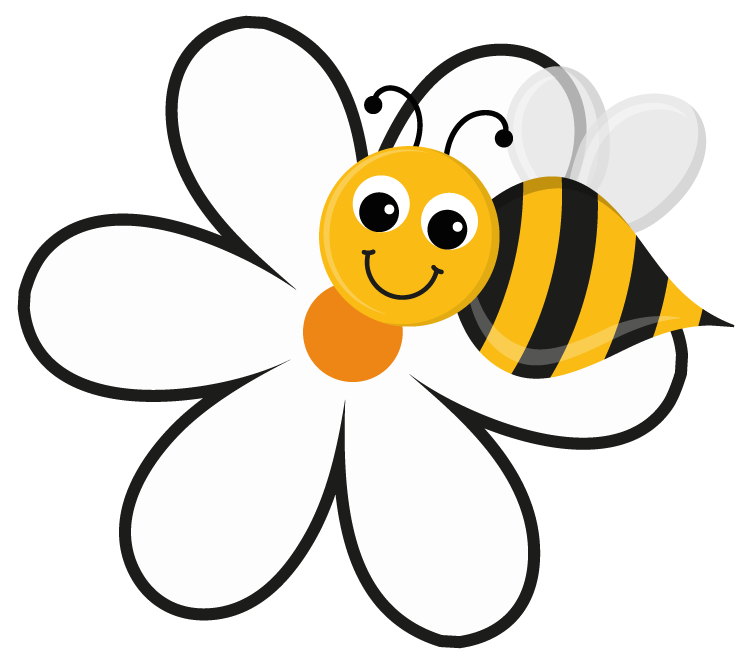 Bee And Flower Clipart