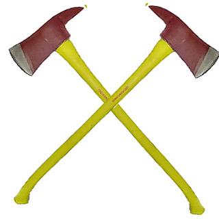 Crossed axes clipart