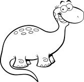 Dino Black And White Clipart - Clipartster