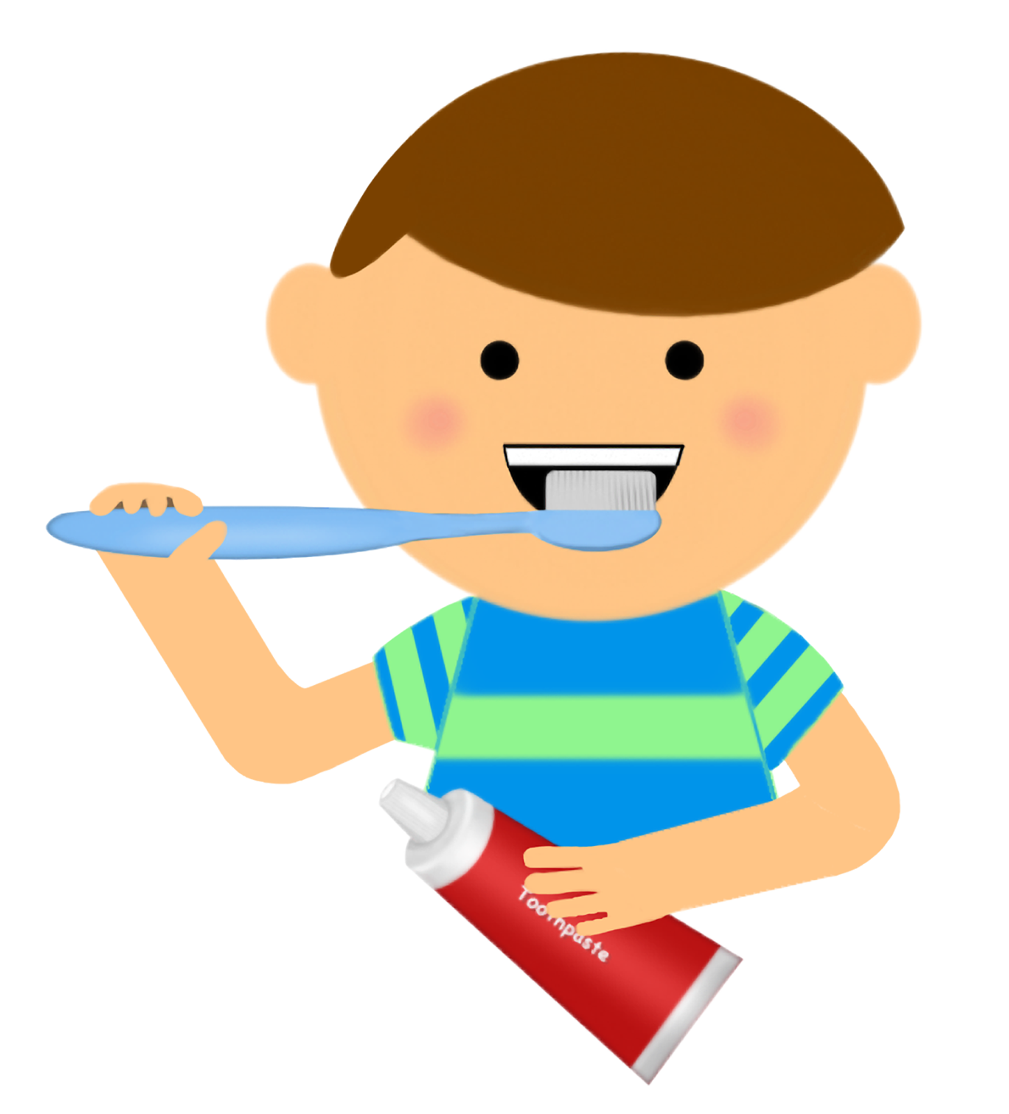 Brushing Teeth Clipart