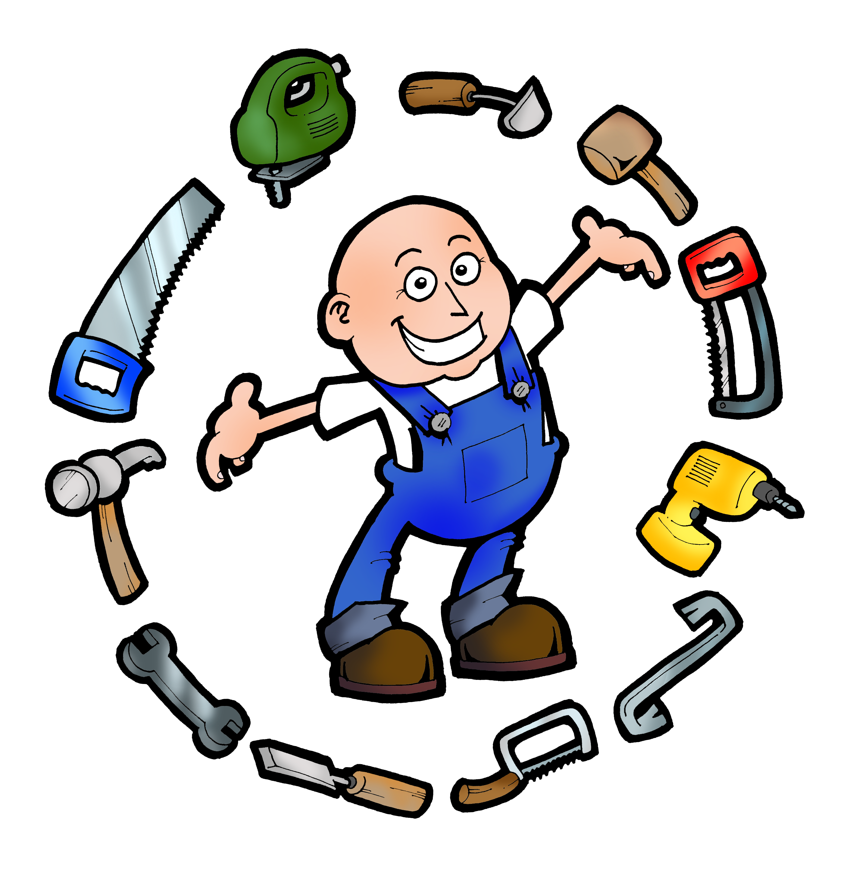 Free handyman logo clipart