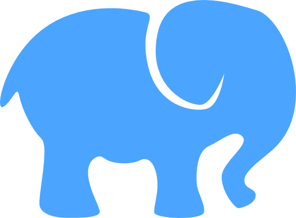 Baby Elephant Stencil Baby Blue Elephant Clip Art