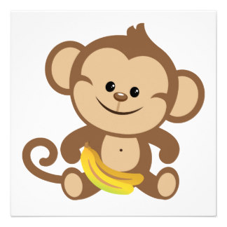 Baby monkey clipart free