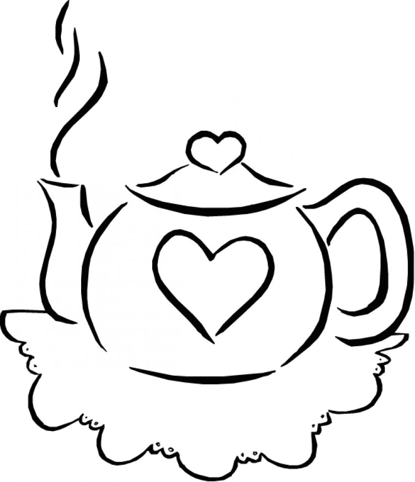 i am a little teapot coloring pages - photo #12