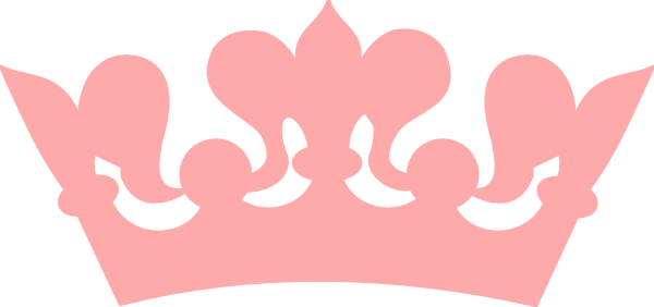 Pink Crown Princes Clip Art - vector clip art online ...