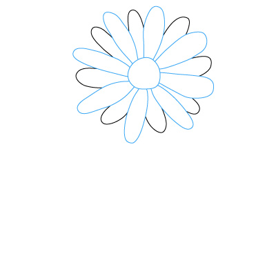 Daisy Line Drawing - ClipArt Best