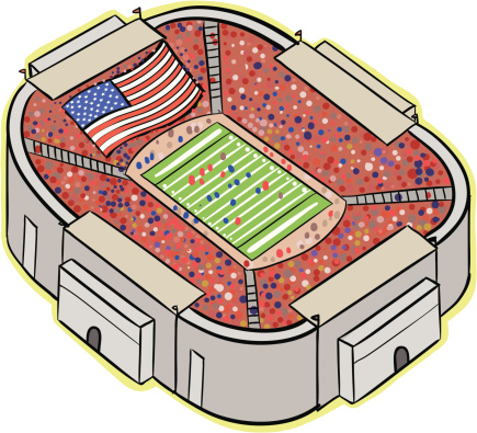 Football Stadium Clipart - Tumundografico