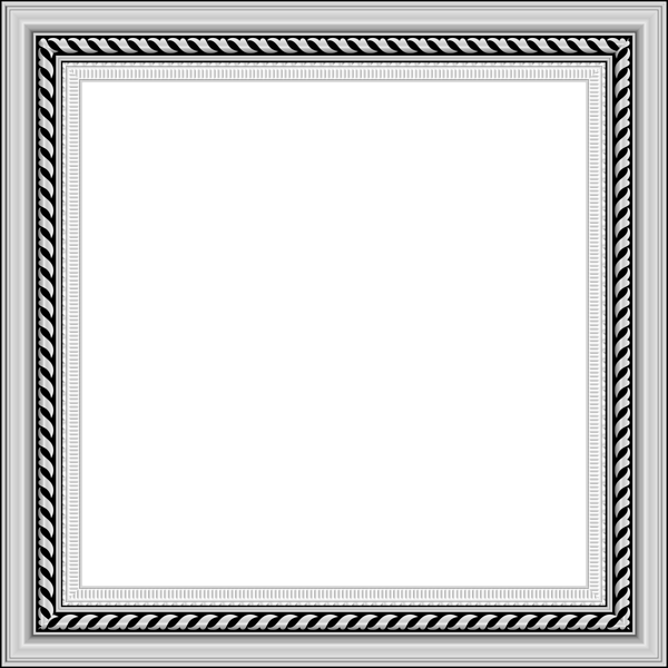 Transparent Silver PNG Photo Frame