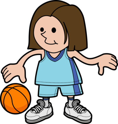 Female Basketball Players Clip Art, Vector Images & Illustrations ...