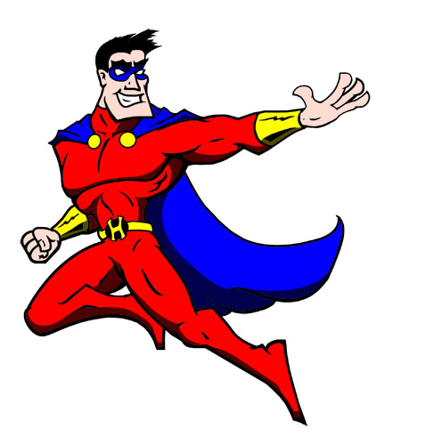 Cartoon Superheroes Clipart