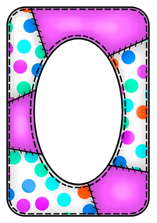 Polka Dot Frame Border Clipart