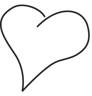 Heart Symbol Outline Clipart - Free to use Clip Art Resource