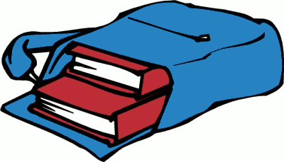 Image of Book Bag Clipart #5116, Free School Clipart School Clip ...